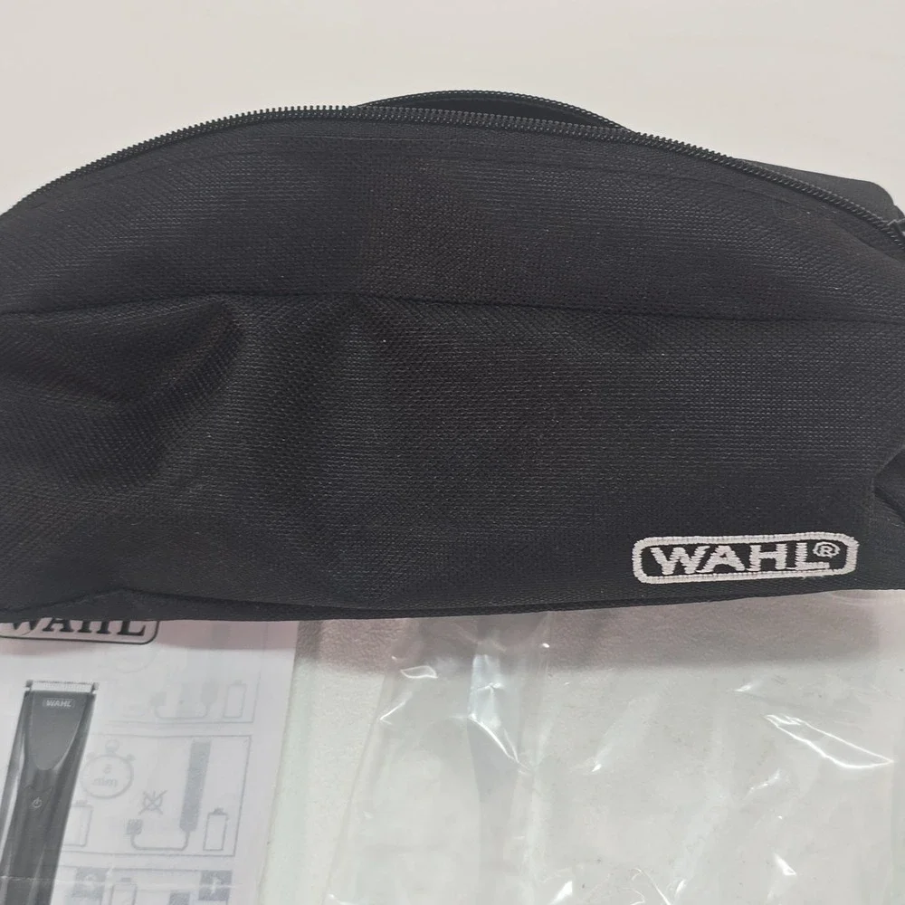 Wahl 2520LC Cordless Precision Trimmer Black Beard/Body/Hair w/ Guards Case #E4